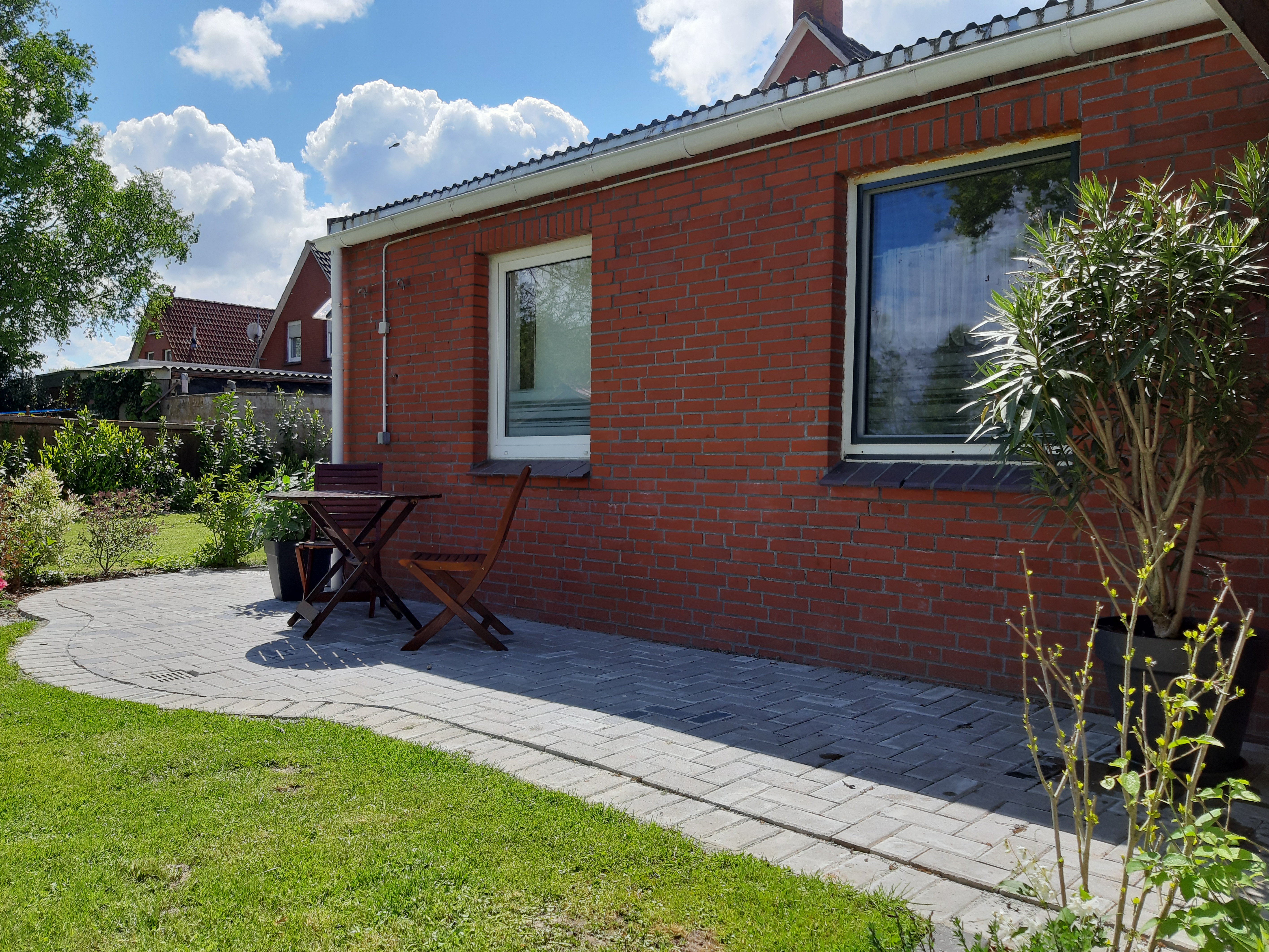 Terrasse im Frühling